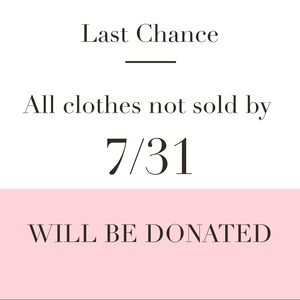 LAST CHANCE TO BUY 7/31!!!!!!